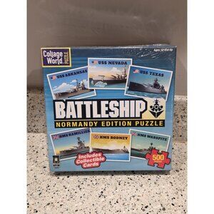 Be Puzzled Battleship Normandy Edition 500 Piece Jigsaw Puzzle New Sealed
